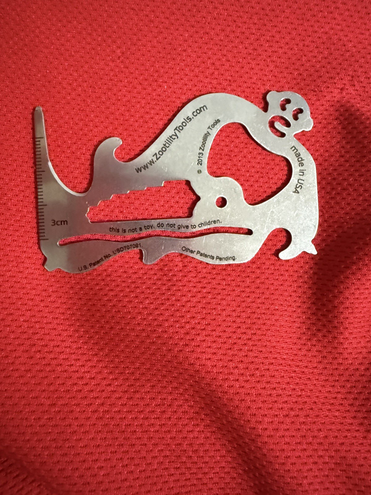 Never Used Zootility Tools Pocket Monkey Flat Multi Tool Stainless Steel