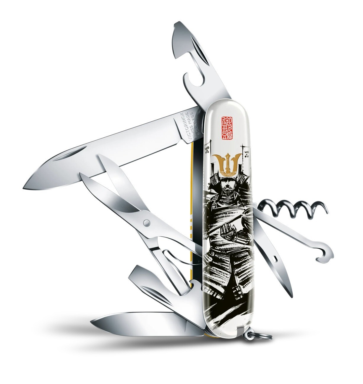 VICTORINOX Climber Sengoku Sumie Mohri Motonari Medium Multi Tool Knife New Pre