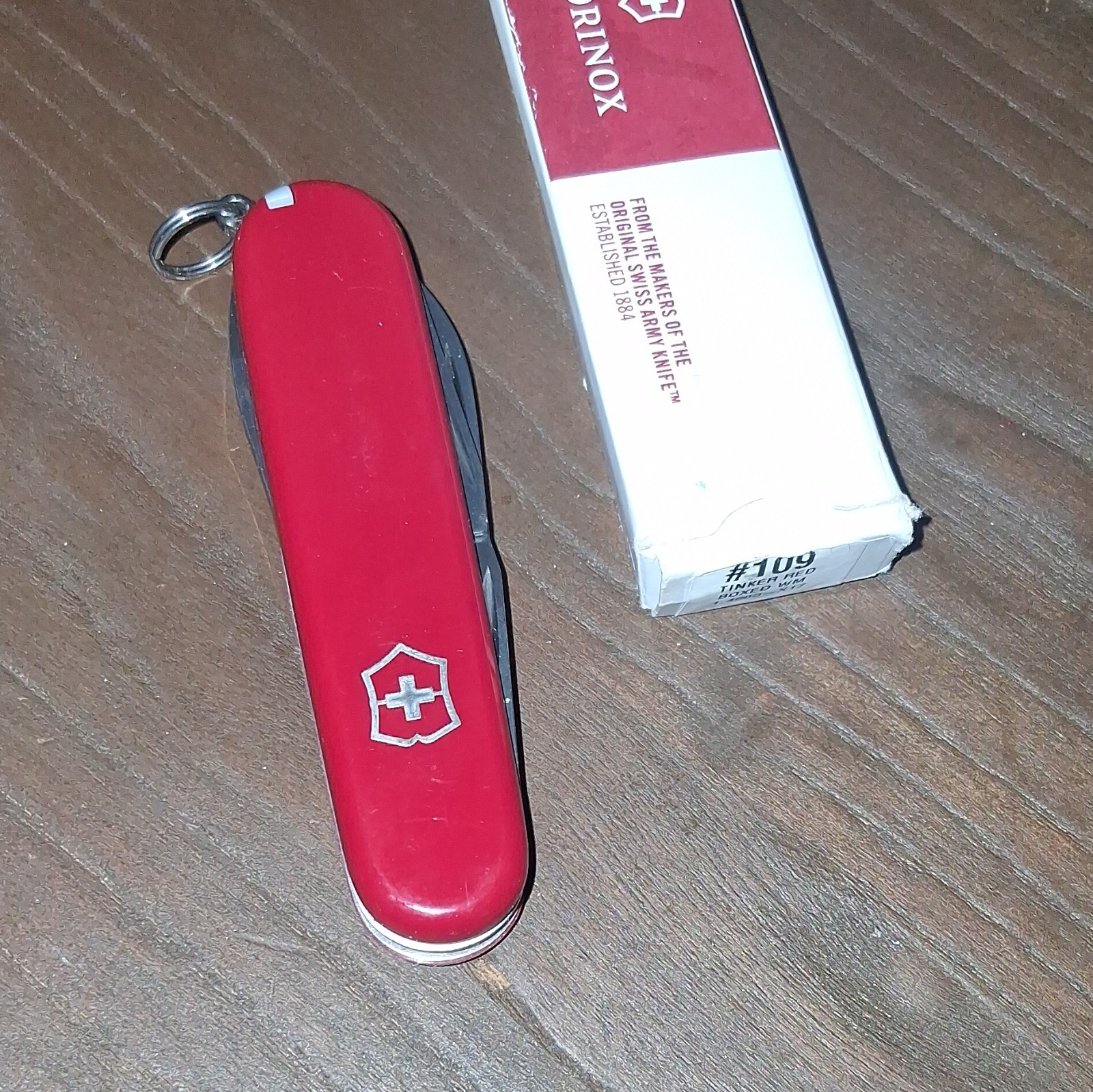 Victorinox Classic SD 58mm Red Swiss Army Multi-Tool 7 Tools Keyring