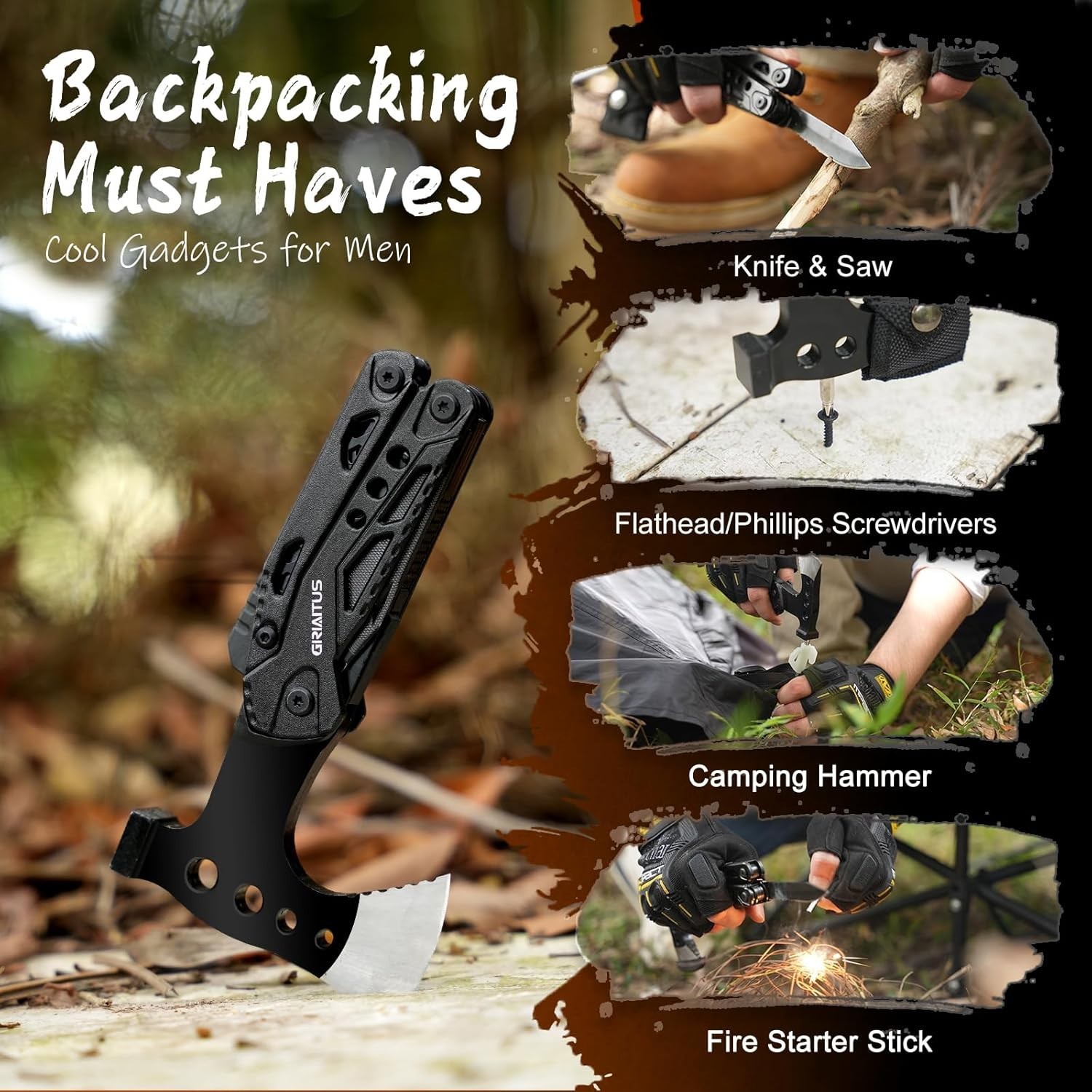 Heavy-Duty 16-in-1 Camping Multitool with Nylon Carry Case – Adventure Ready!