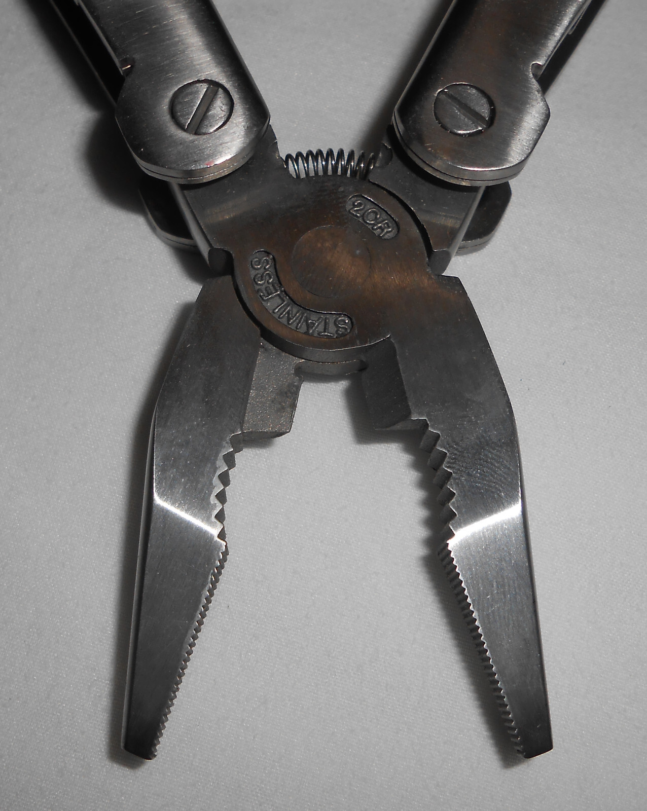 Sheffield 12-In-1 Multi Tool w/ Hardwood Handle Pliers Knife Blades Screwdrivers