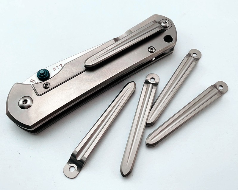 Titanium Alloy Integrated Cnc Back Clip Pocke Clip Tool For Srmkni- 812 901 902