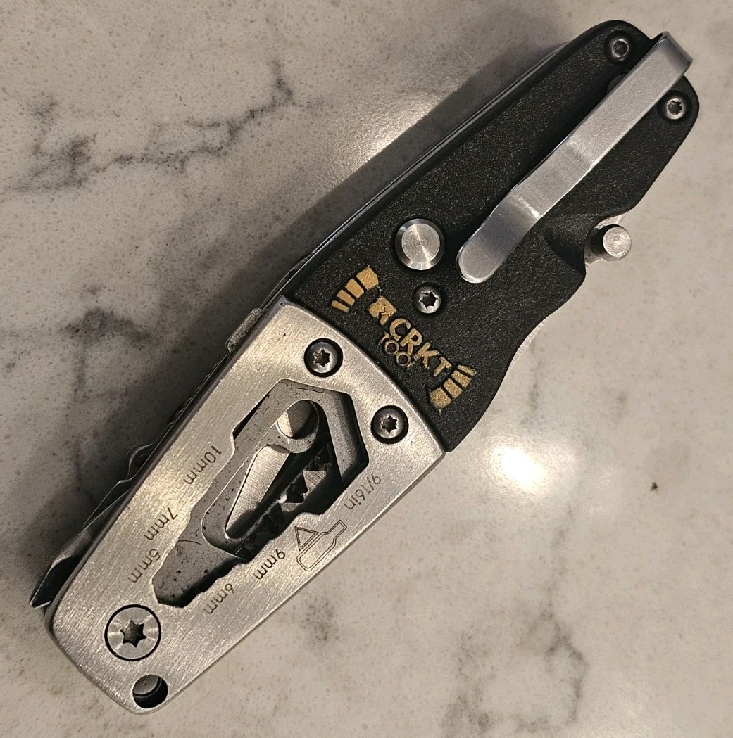 CRKT Tool 9200 Van Hoy Designed Multi-Tool 360 Knife Multi Tool w/ Bits & Sheath