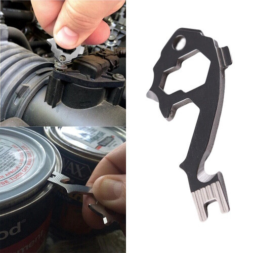 2pcs 20in1 Multi Tool EDC & Crowbar Pry Bar Screwdriver Keychain Survival EDC