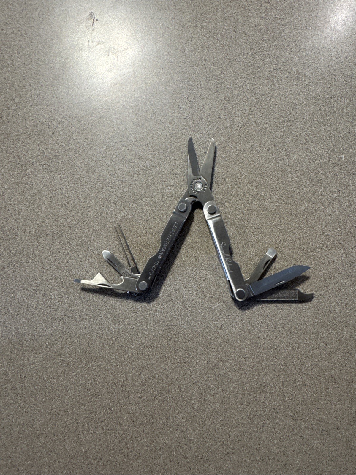 Leatherman Micra Multi-Tool Knife Scissors Key Ring Stainless 10 Tools Car Purse