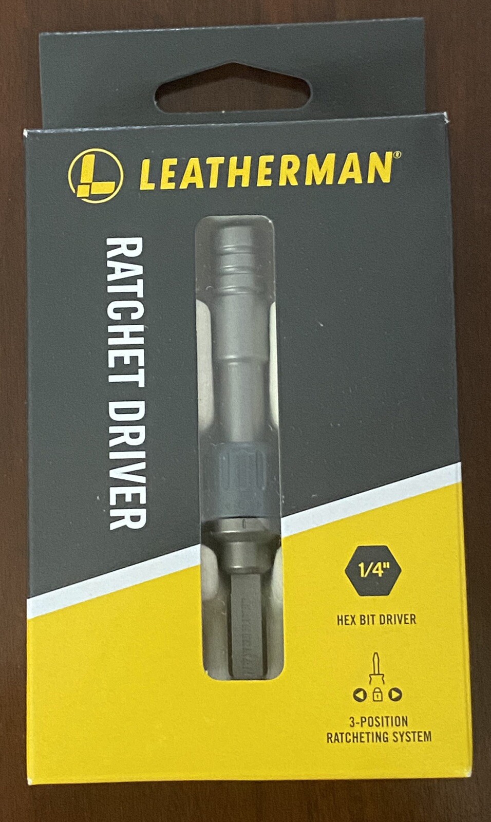 BRAND NEW IN BOX Leatherman Ratchet Driver 1/4 Hex Bit Model 931032 Ships Now