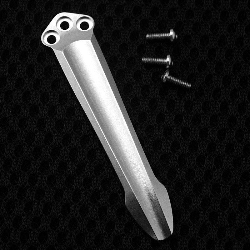 Titanium CNC Pocket Clip for Benchmade 551 Emerson CQC Knife DIY Upgrade
