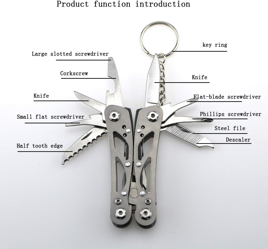 Small Multitool Pliers,Outdoor Pocket Multitools Mini Pliers,Best Gifts for Mens