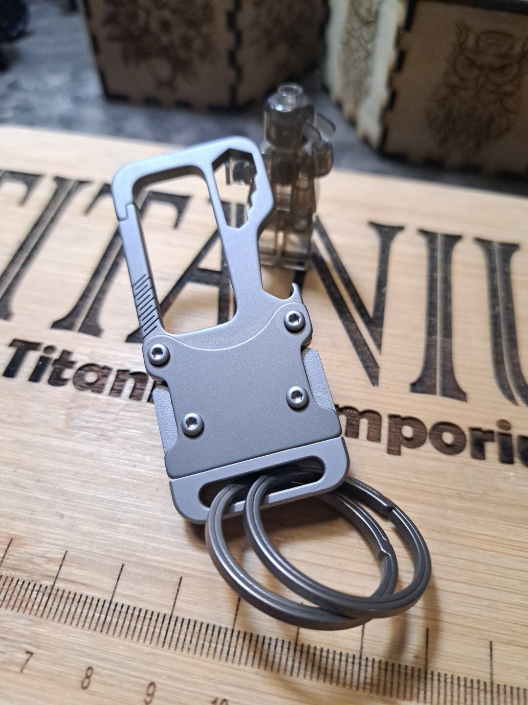 Titanium Alloy Carabiner Multi-Tool