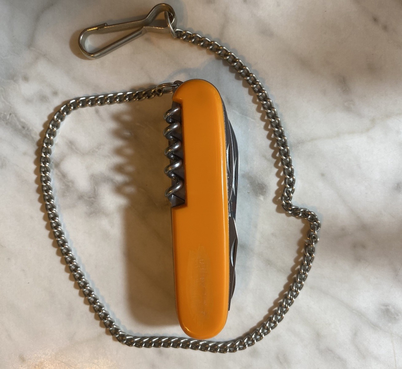 VTG 1986 STIHL 8 Part Multi-Tool Pocketknife Chain Included Solingen Germany