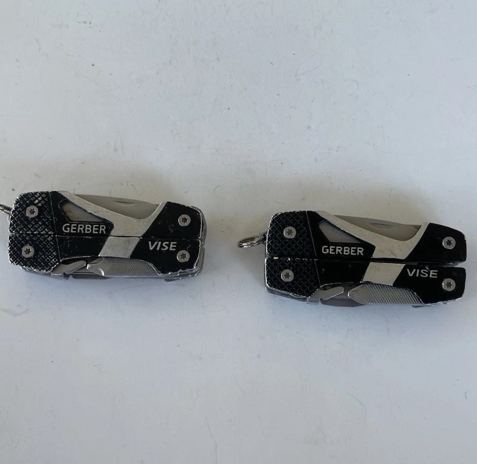 Lot 2 Gerber Vise – Pocket Multi-Tool – Black Stainless Steel, Fast Shipping!!!