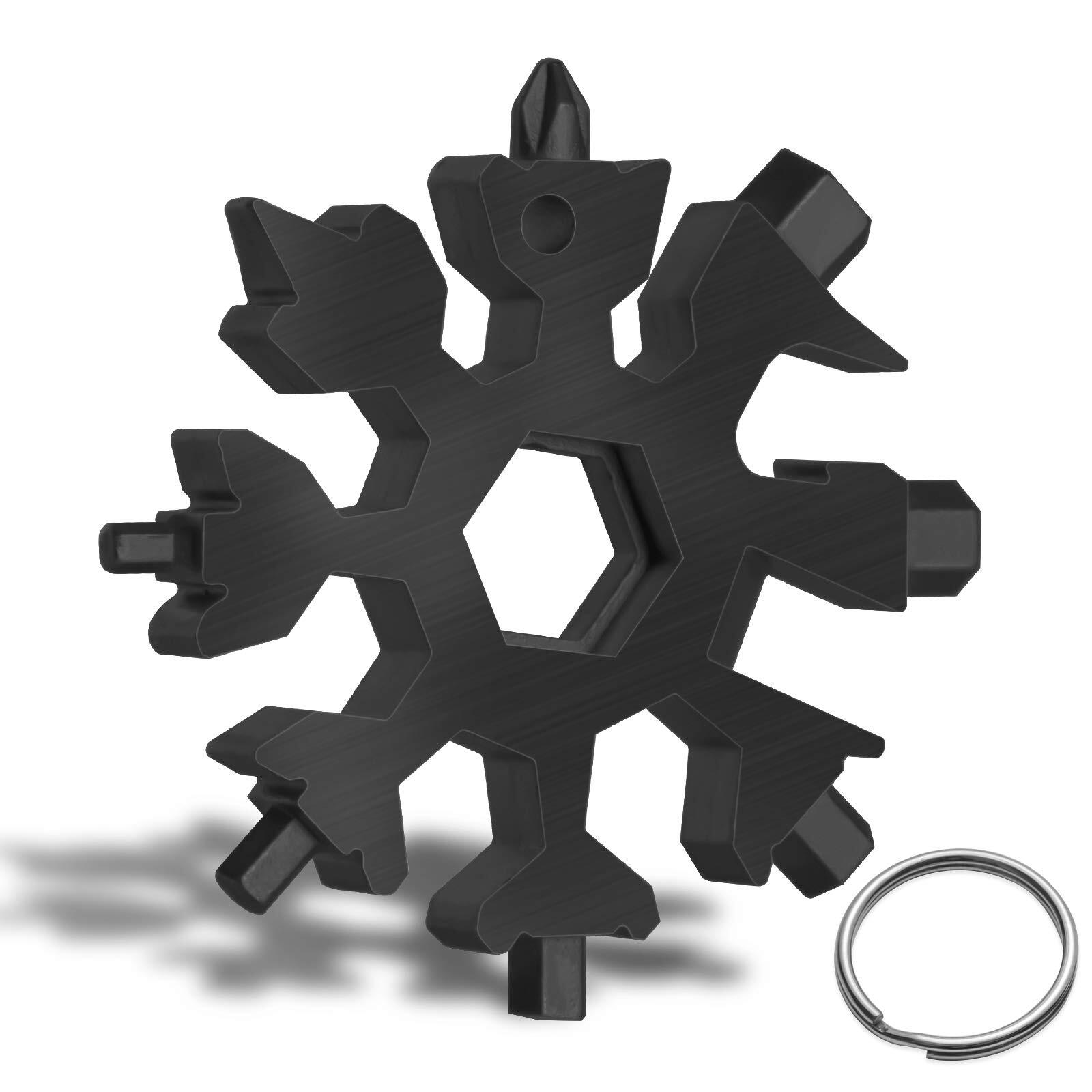 Snowflake Multitool Stainless Steel Snowflake Tool Multi Portable Snowflake Tool