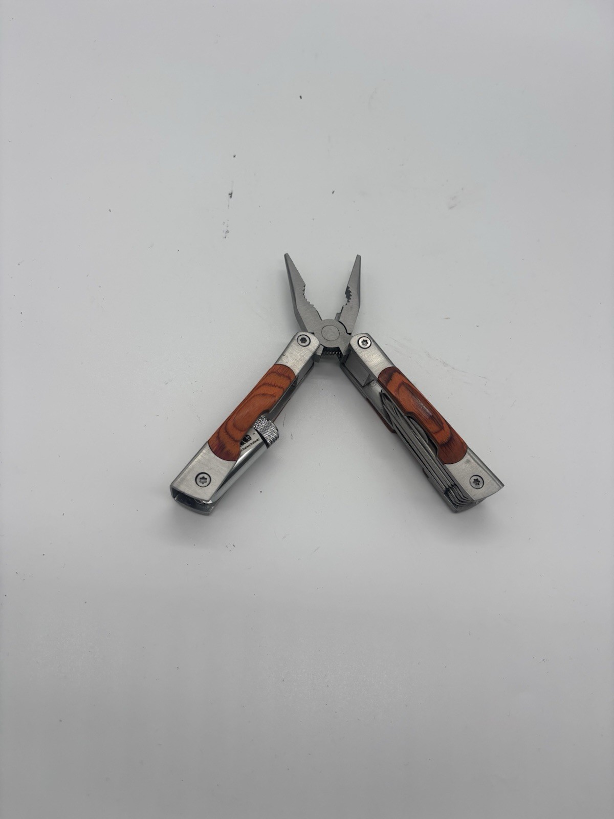 NRA Multi Tool – 4.5″ With Sheaf – Pliers, Knife, Can Opener & More – CLEAN