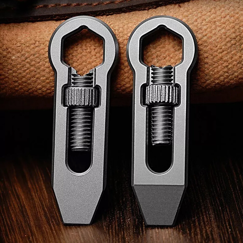 Titanium Alloy Multi Tools Bottle Opener Screwdriver EDC Outdoor Gadget Pocket
