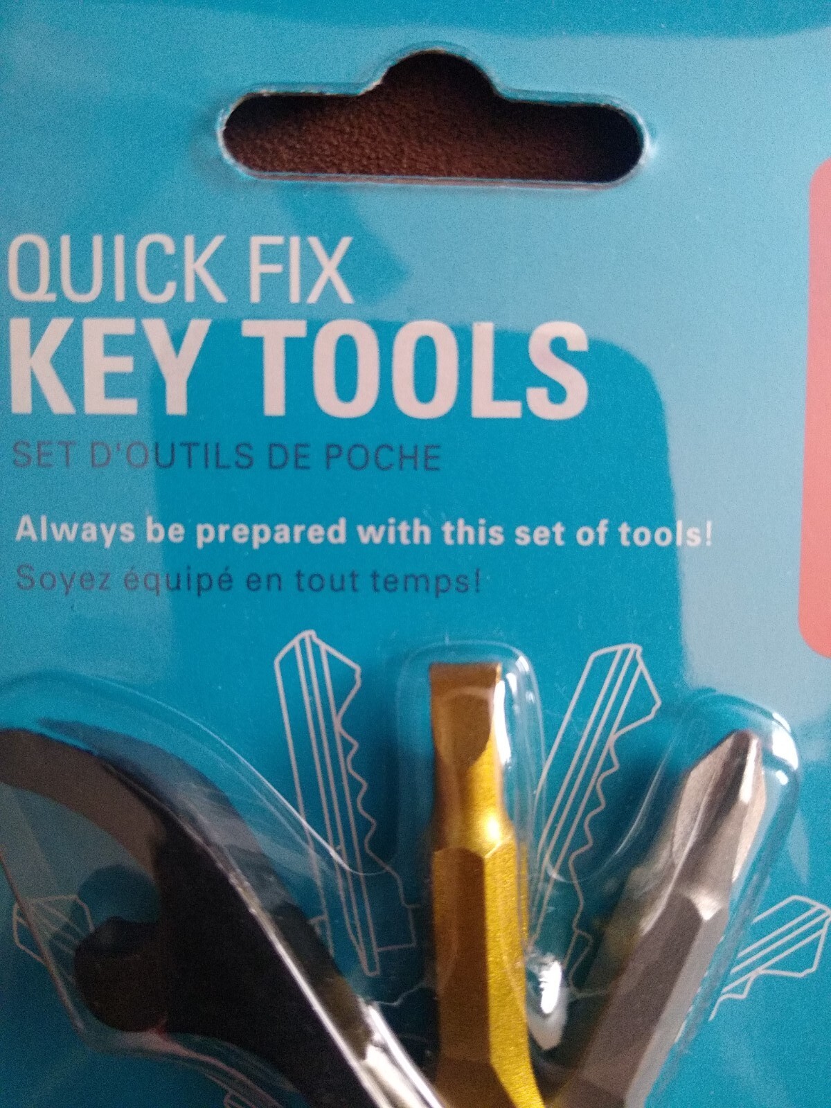 Quick Fix Key Tools, New, Flathead & Philips Screwdrivers, Bottle Opener, clip