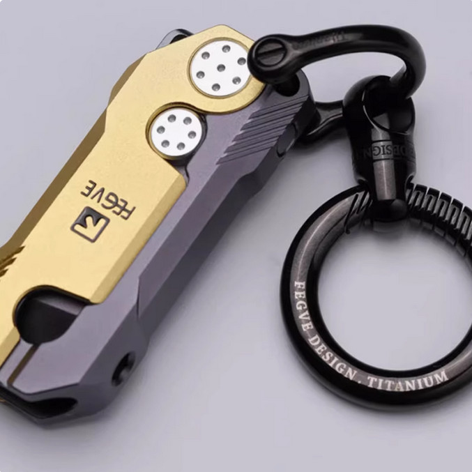 Aluminum alloy decompression toy pry bar multifunctional bottle opener EDC