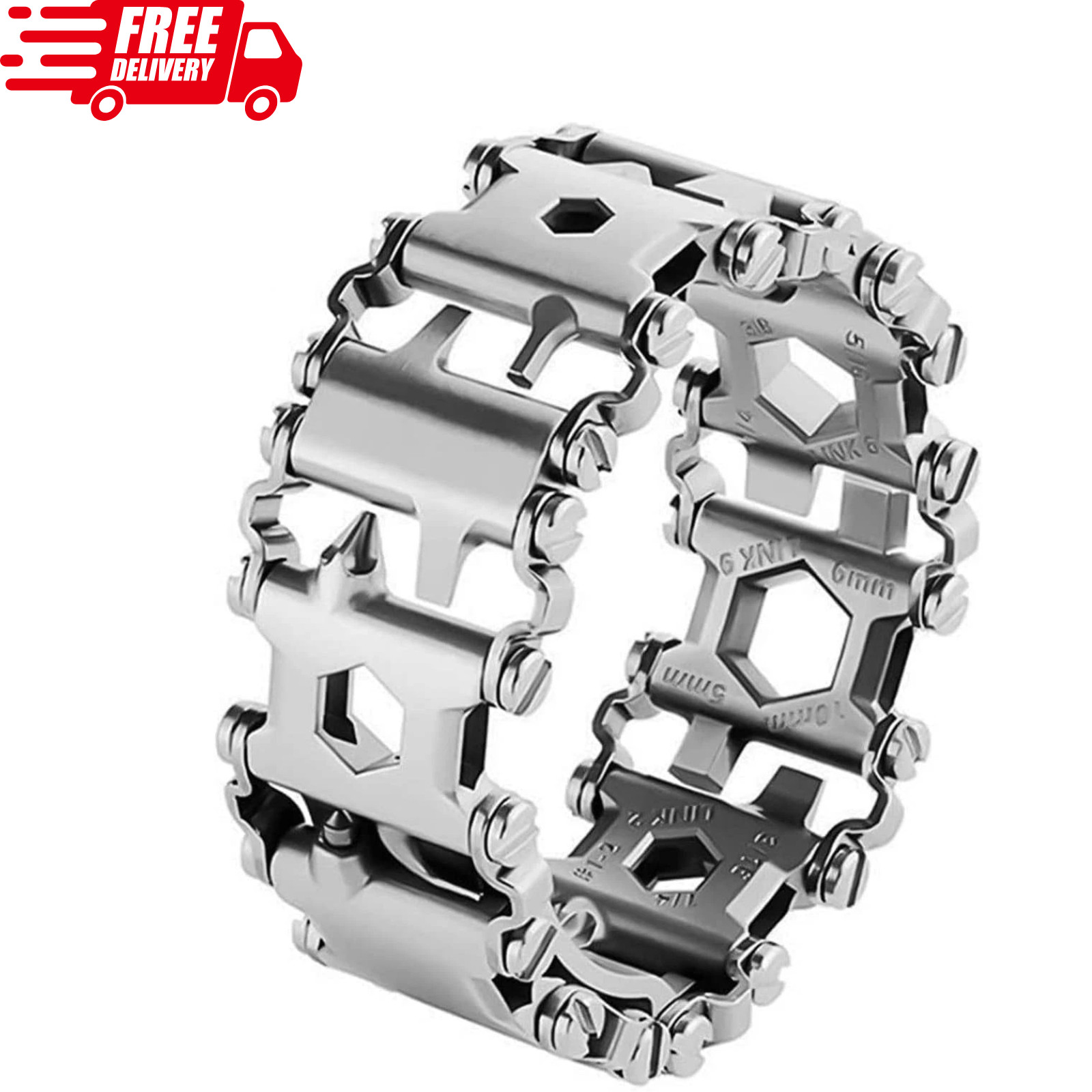Multitool Bracelet 29 in 1 22Cm Stainless Steel Outdoor Travel Men Watch Strap