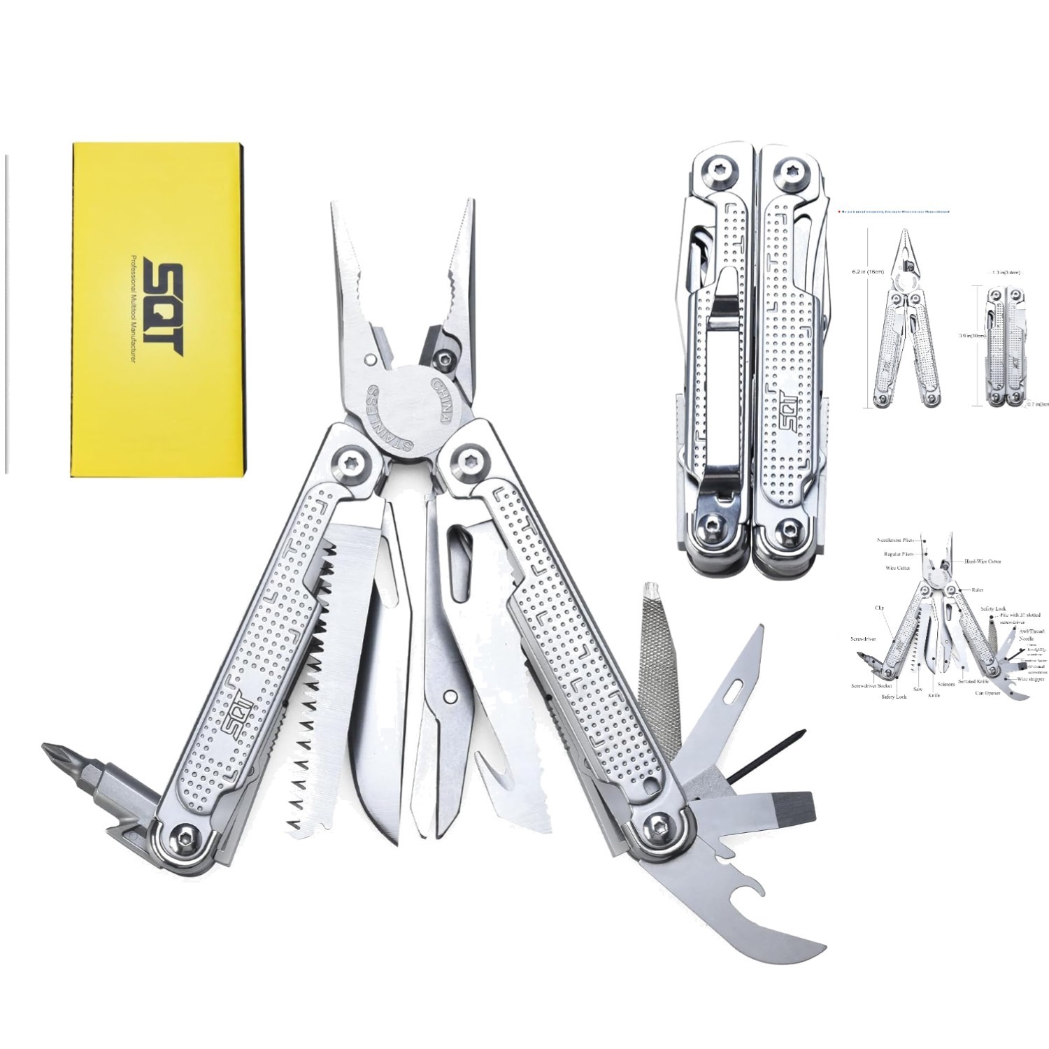 Ultimate 20-in-1 Multitool: Foldable, Durable & Essential for Home Repairs