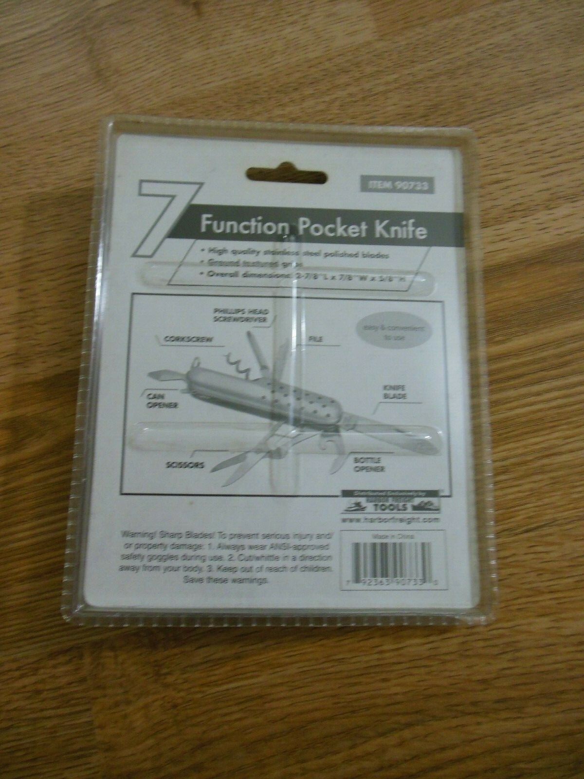 7 Function Pocket Knife New in Package