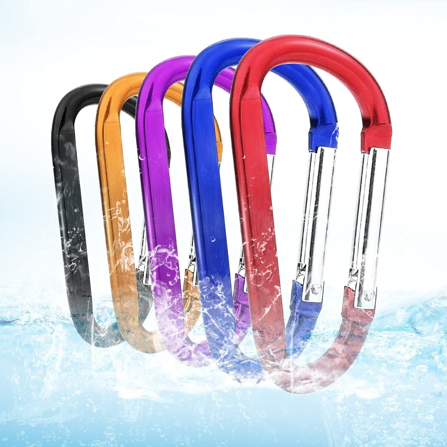 Carabiner Clip Camping Accessories Fishing Hiking Traveling and Keychain Craebue