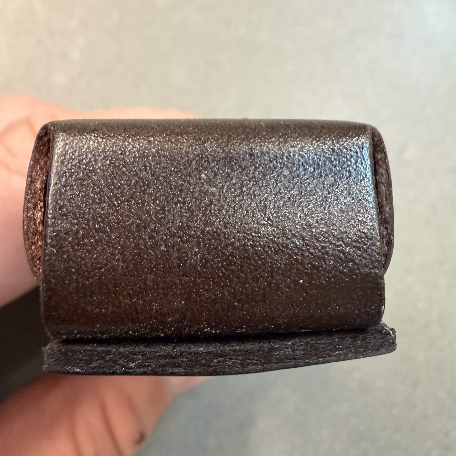 Leatherman Original Black Leather Belt Sheath ONLY – 4” Tool Case- Vintage NOS