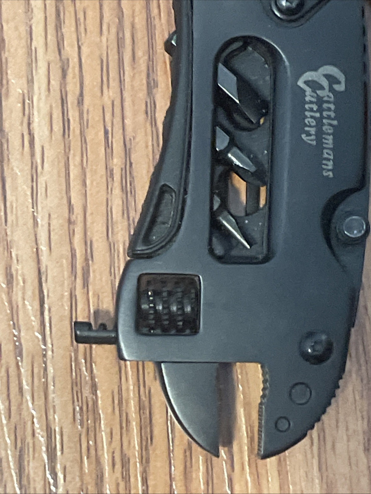 Cattleman Ranch Hand Multi Tool Cast Black Steel w/ 6 Functions