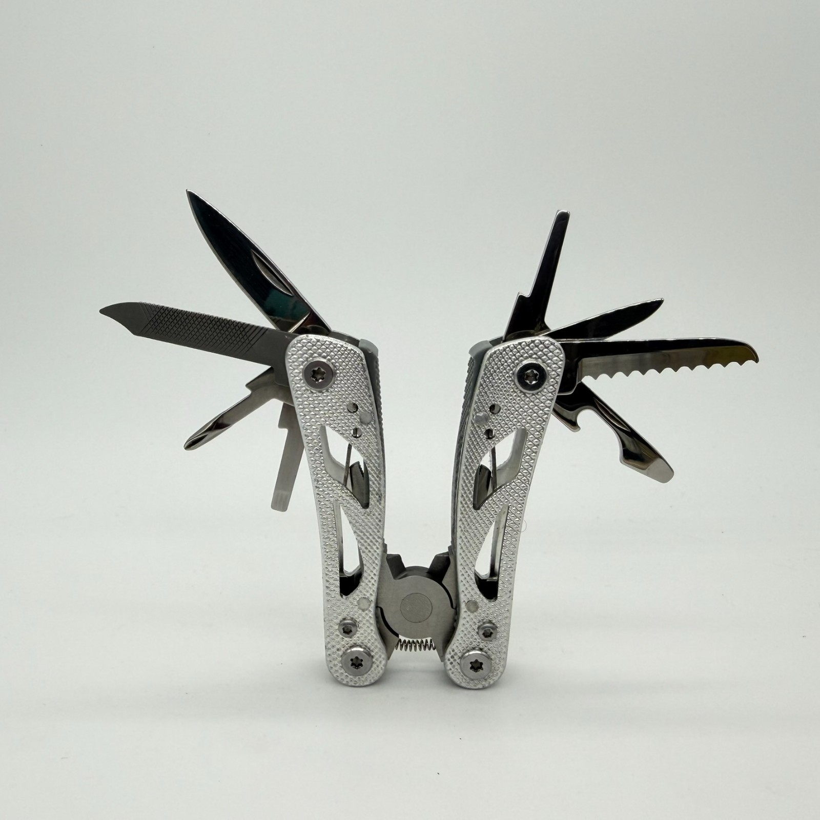 Kobalt 15-in-1 Multi-Tool Skeletonized EDC Pocket Knife Spring Loaded Pliers