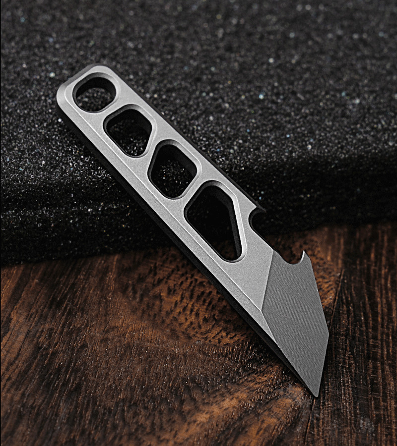 For EDC Titanium Alloy Multi Tool Pry Bar Crowbar Bottle Opener Pendant Gift NEW