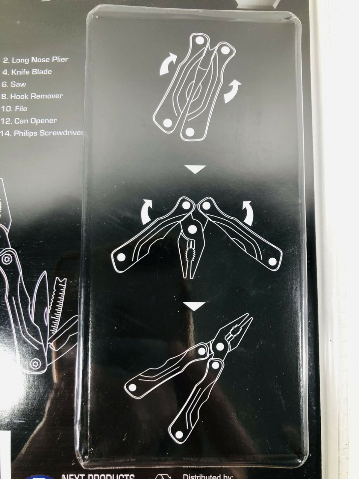 Multi Tool Pliers Saw Knife Ruler Folding Knives Multitool & Screwdriver 14-IN-1