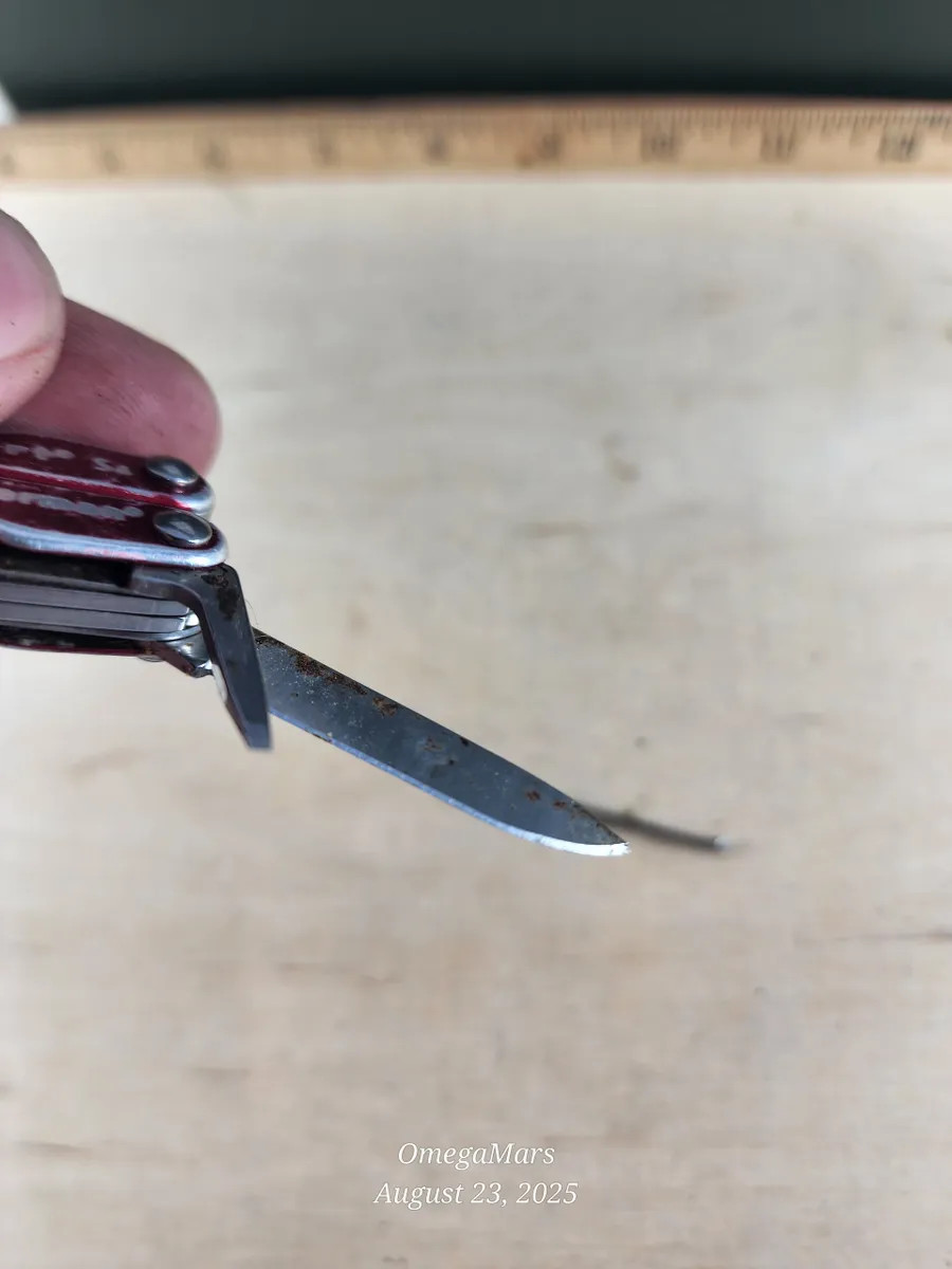 Leatherman Squirt S4 #6GR heavy cosmetics, light usage.
