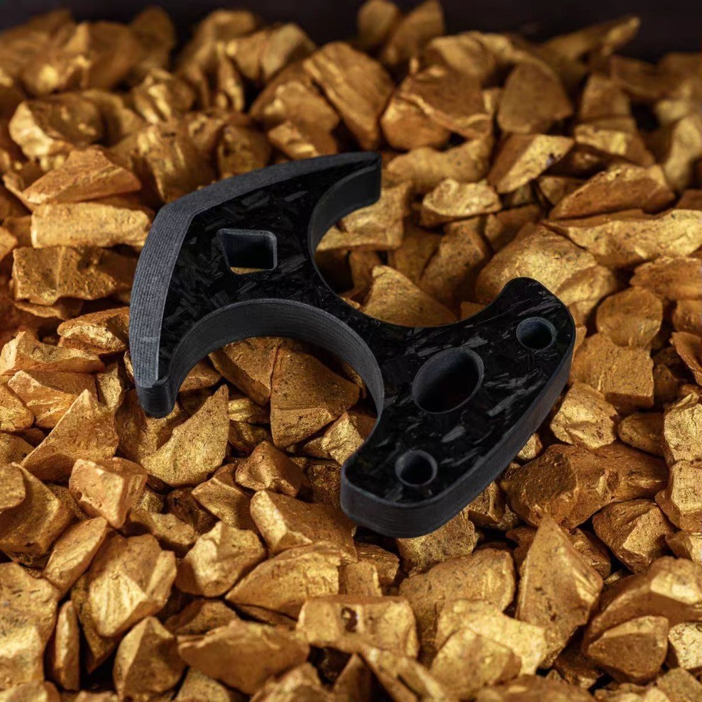 Lightweight Gothic carbon fiber necklace pendant EDC Tool/Toy