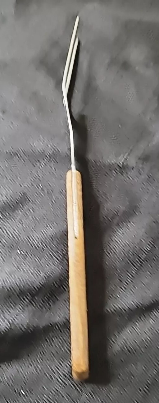 Vtg. STAINLESS STEEL MEAT CUTTING FORK. MADE IN JAPAN
