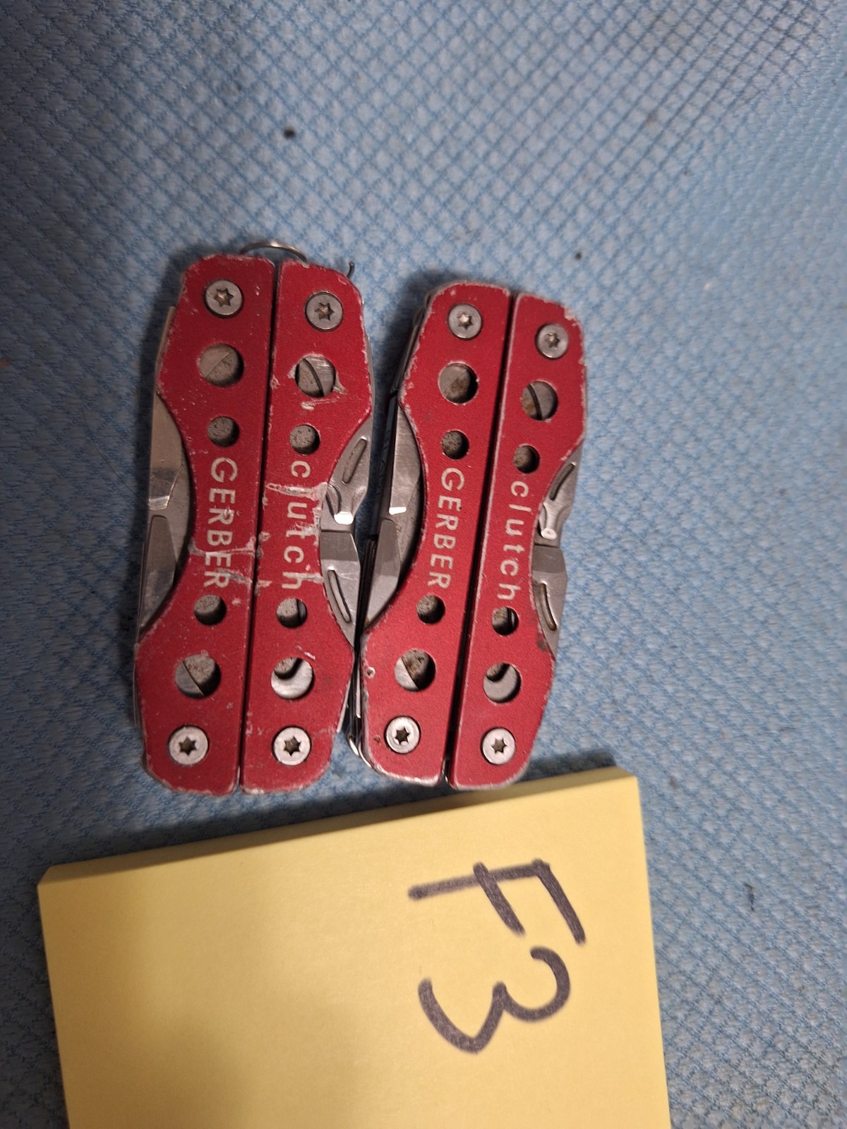 2 Gerber MINI CLUTCH MULTI TOOLS Red LOT F3