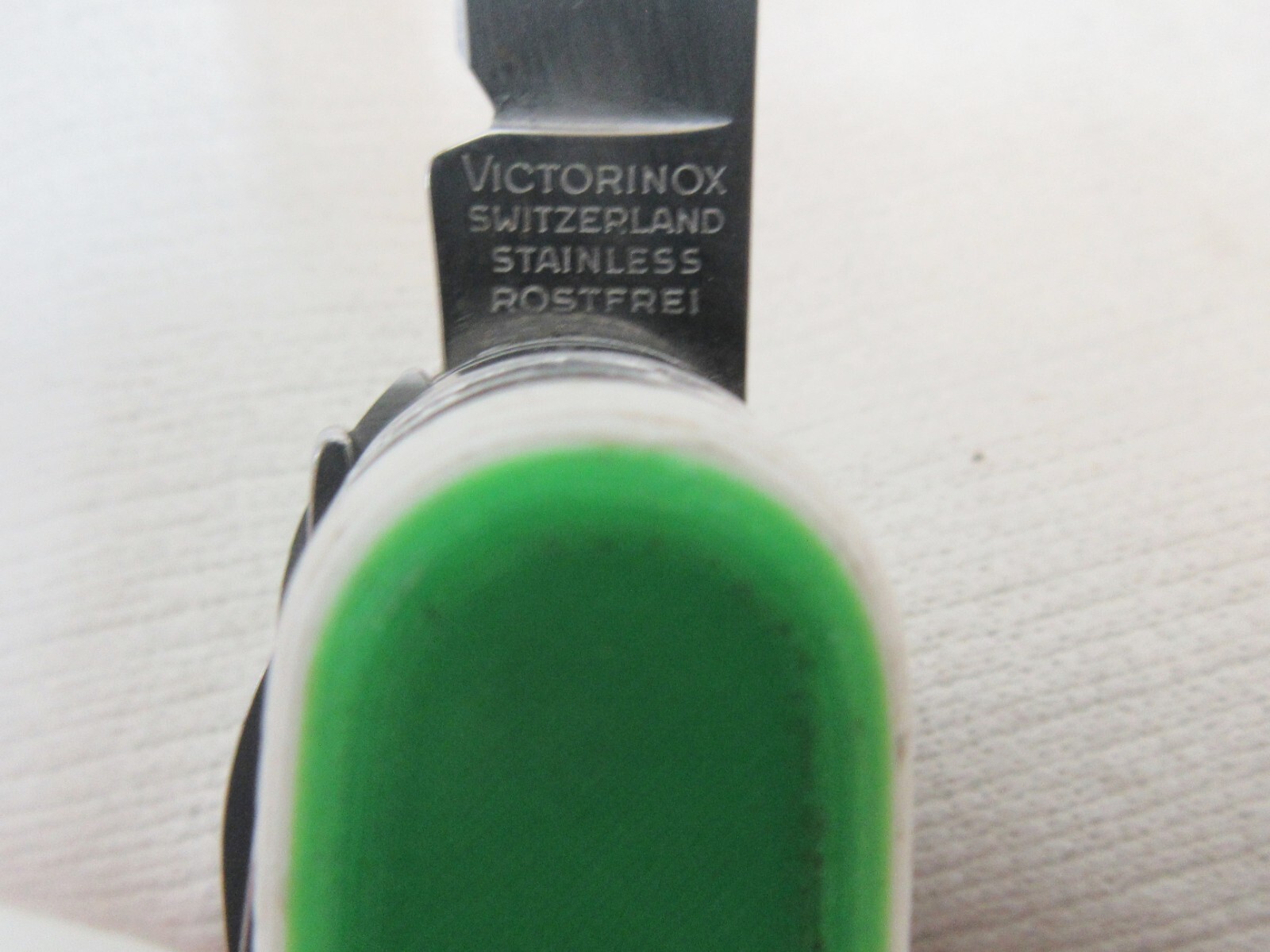 Victorinox Champion C? 91mm Swiss Army Knife Green W/Pinstripe Pre 1991?