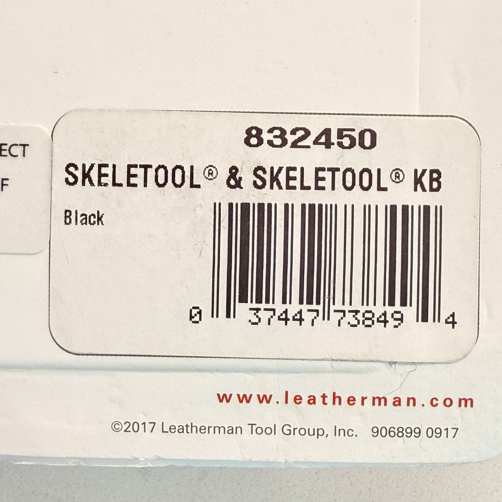 Leatherman Skeletool Black & Leatherman Skeletool KB Black. Discontinued Combo