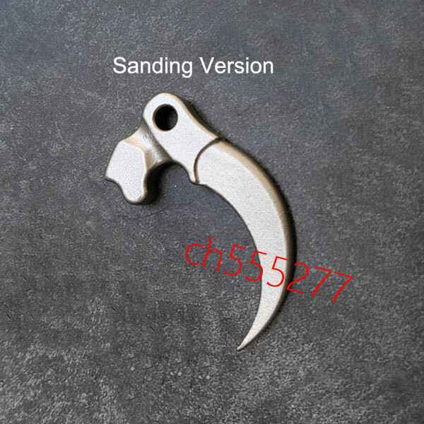 Stainless Steel Keychain Eagle Claw Necklace Pendant Bead Unpacking Box Tool