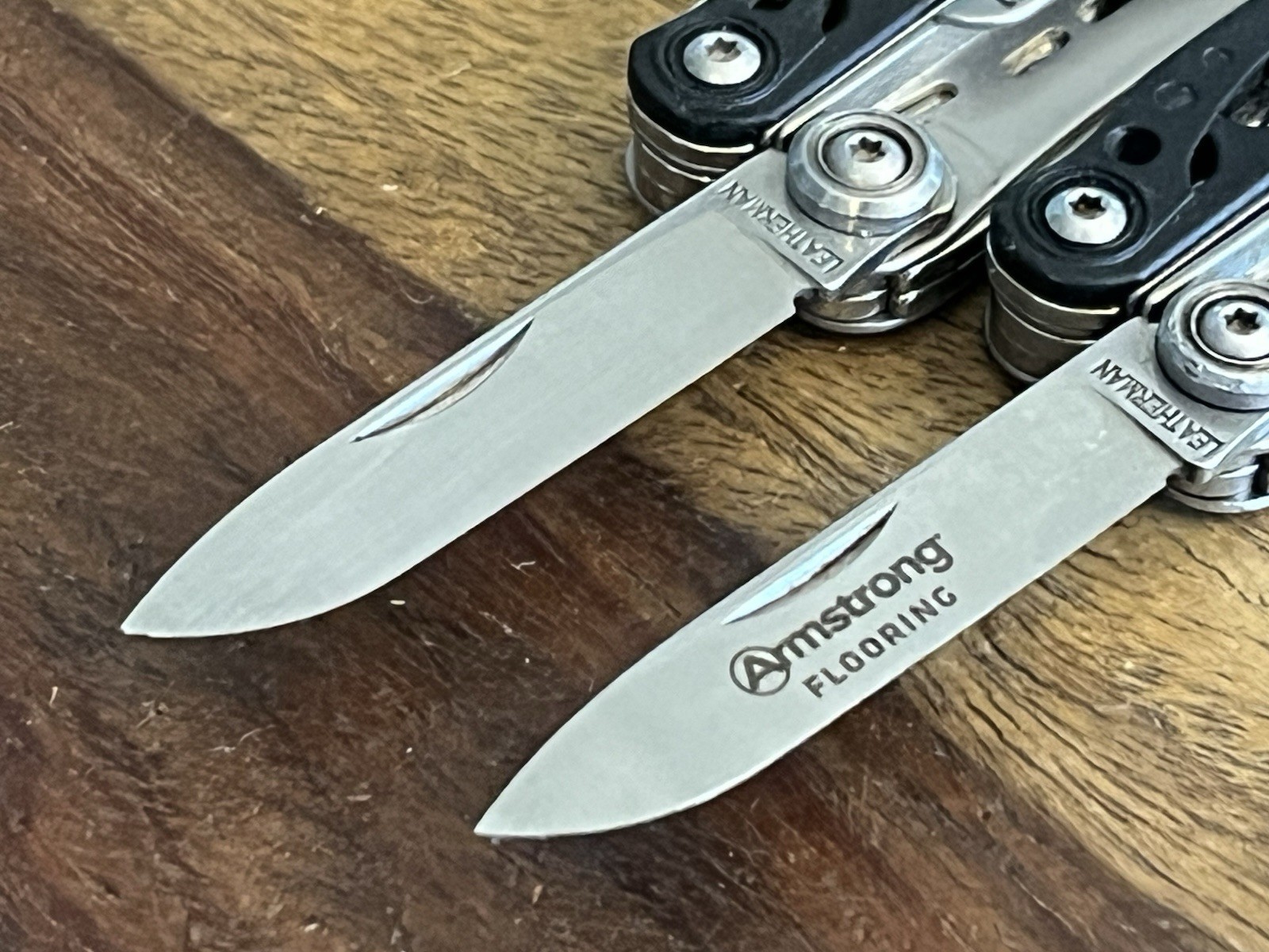 Retired Leatherman Style CS Multi Tool Knife File Scissor Carabiner (Lot Of 2)