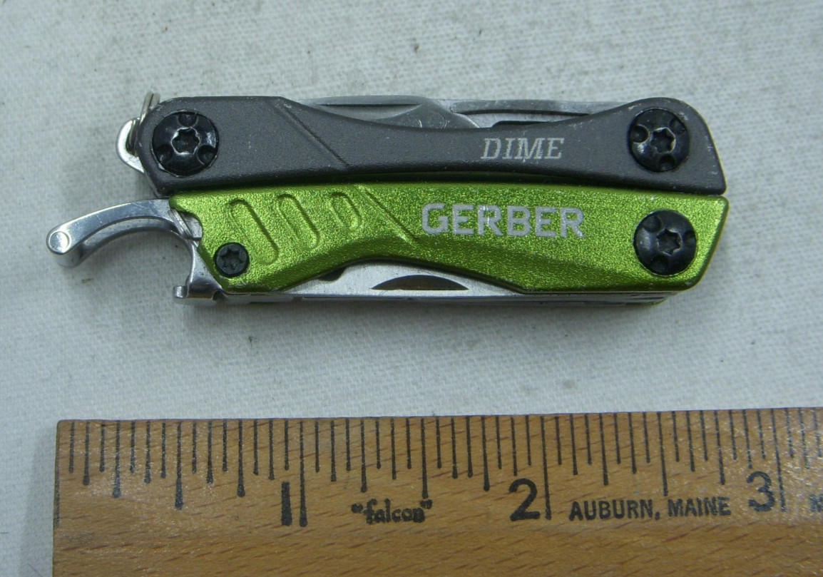 Gerber Dime 4660621D1 Green 11 Function Multi Tool