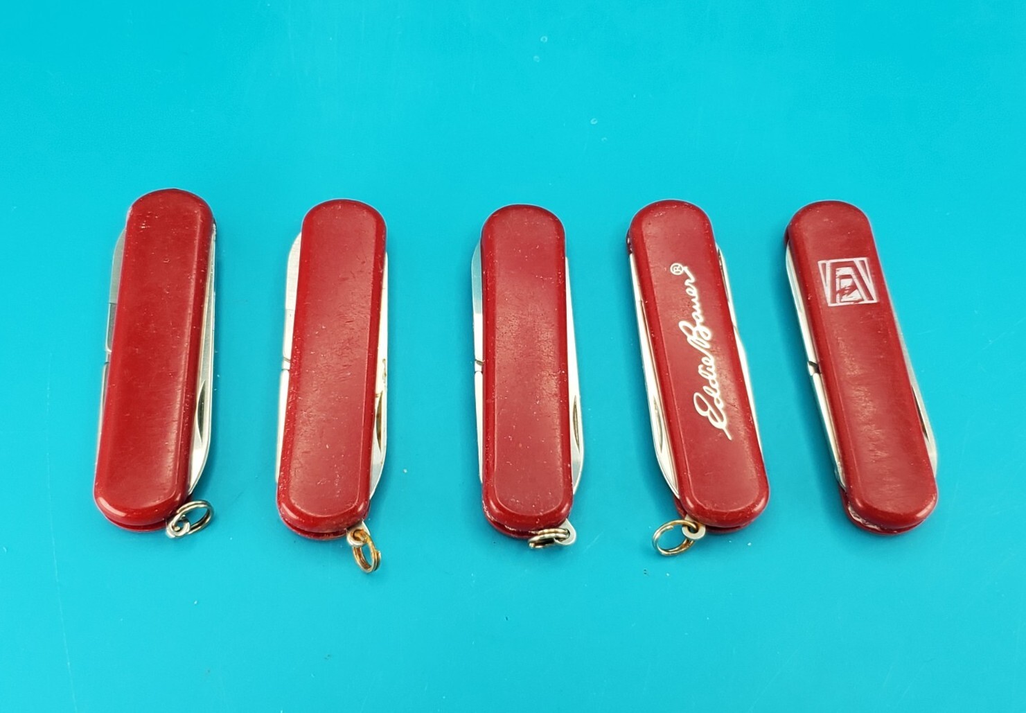 Lot of 5 Wenger Esquire Swiss Army Knife Multi Tools!