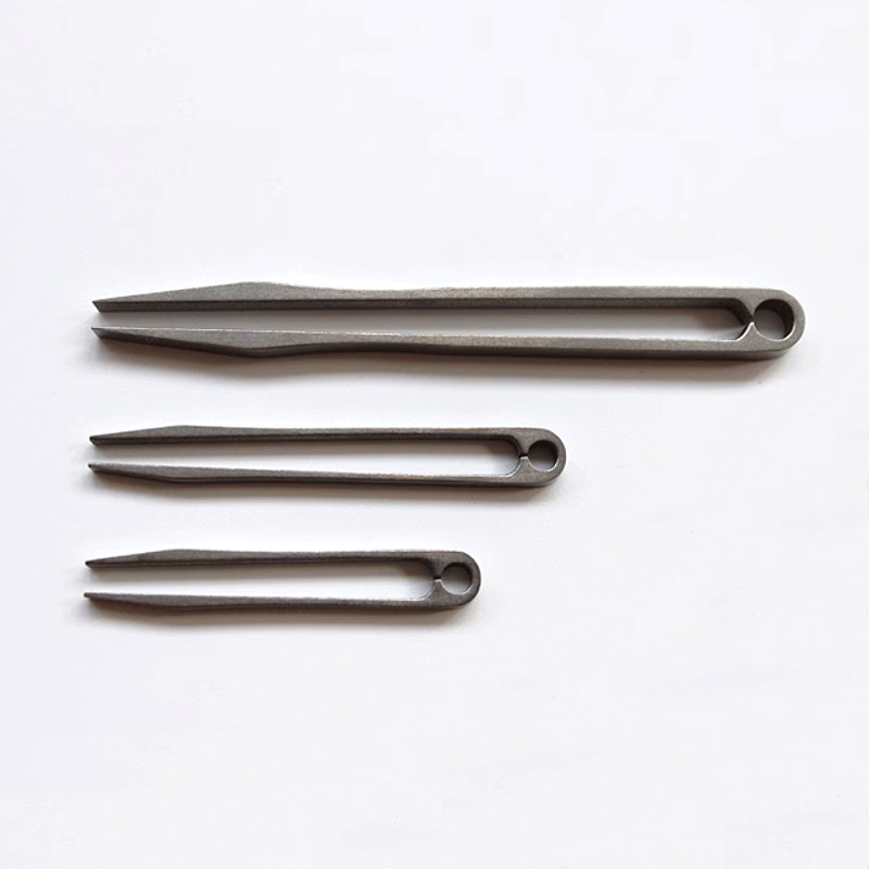 3PCS Sets Titanium Alloy Tweezers EDC Camping Portable Outdoor Travel T1