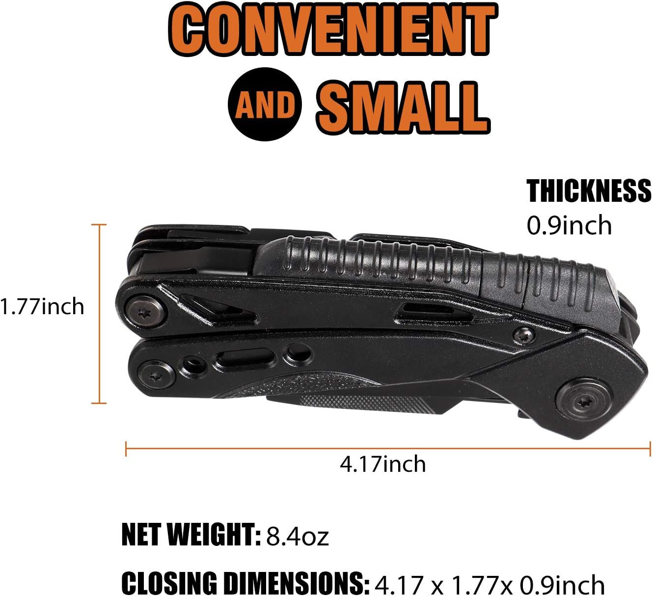 15 in 1 Multitool Pliers, Fire Starter,Whistle,Scissors,Screwdriver, Christmas B