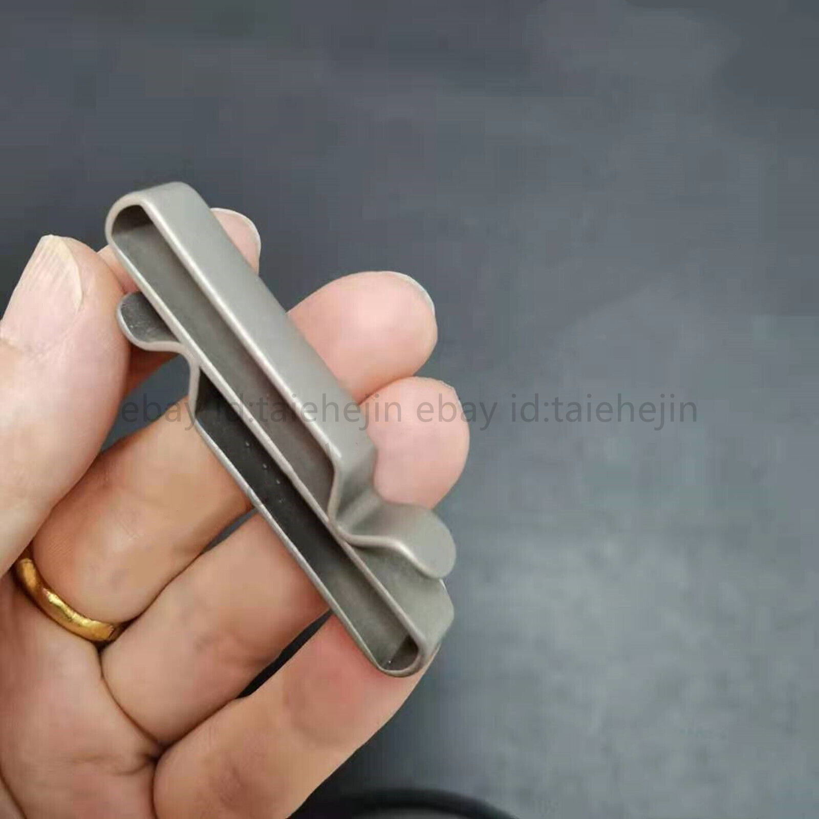 Lsand Alloy Keychain Quick Buckle Detach Belt Waist Hanging Key Ring EDC Tool