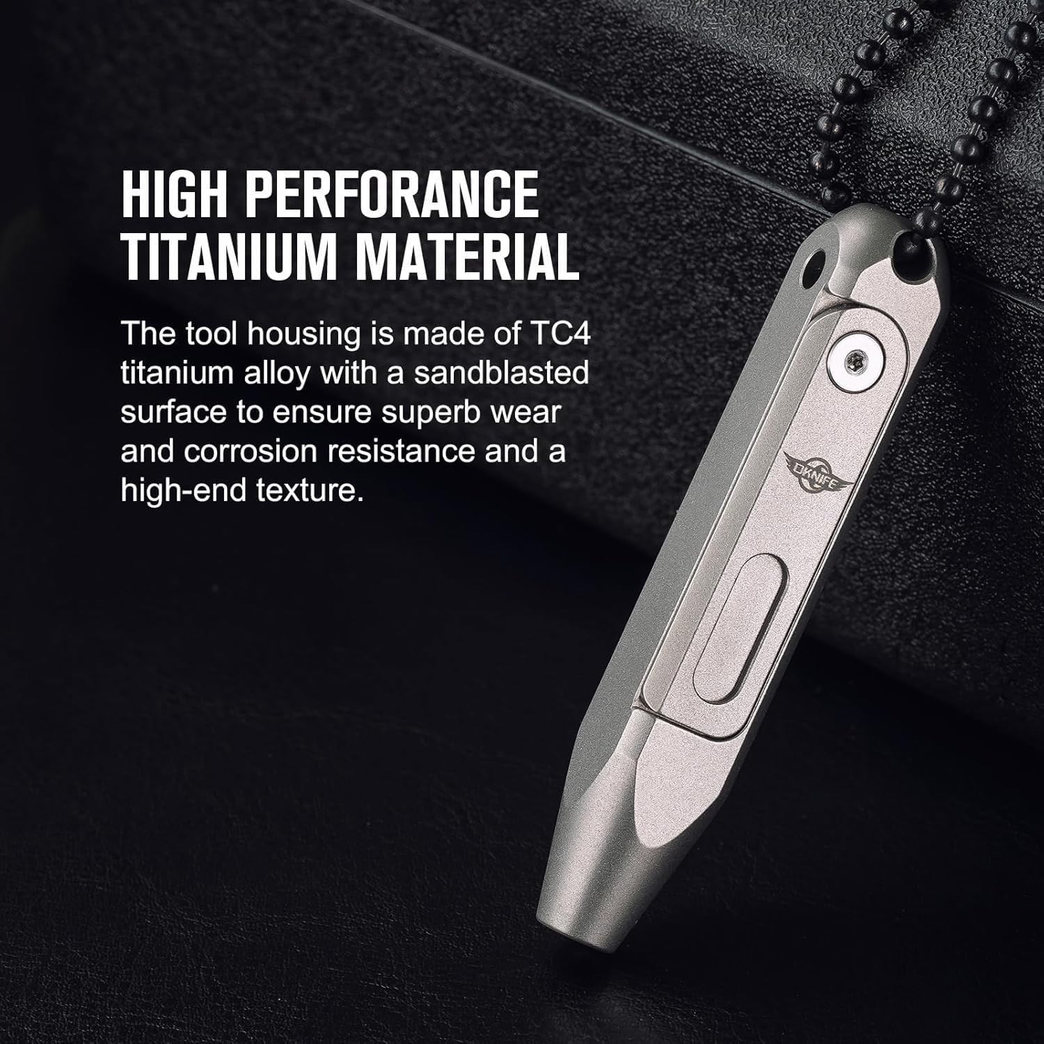 D1 Titanium Small EDC Multi Bit Pocket Screwdriver,9n1 Mini Precision Screwdrive