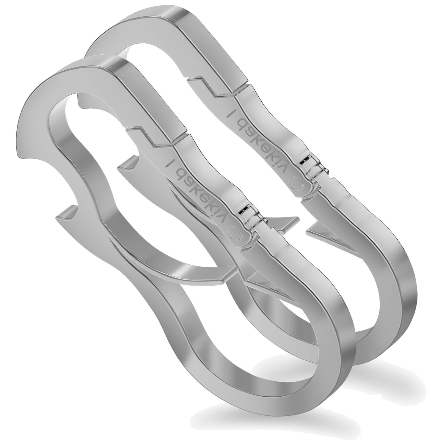 Stylish Carabiner Keychain – Key Ring Holder, Bottle Opener