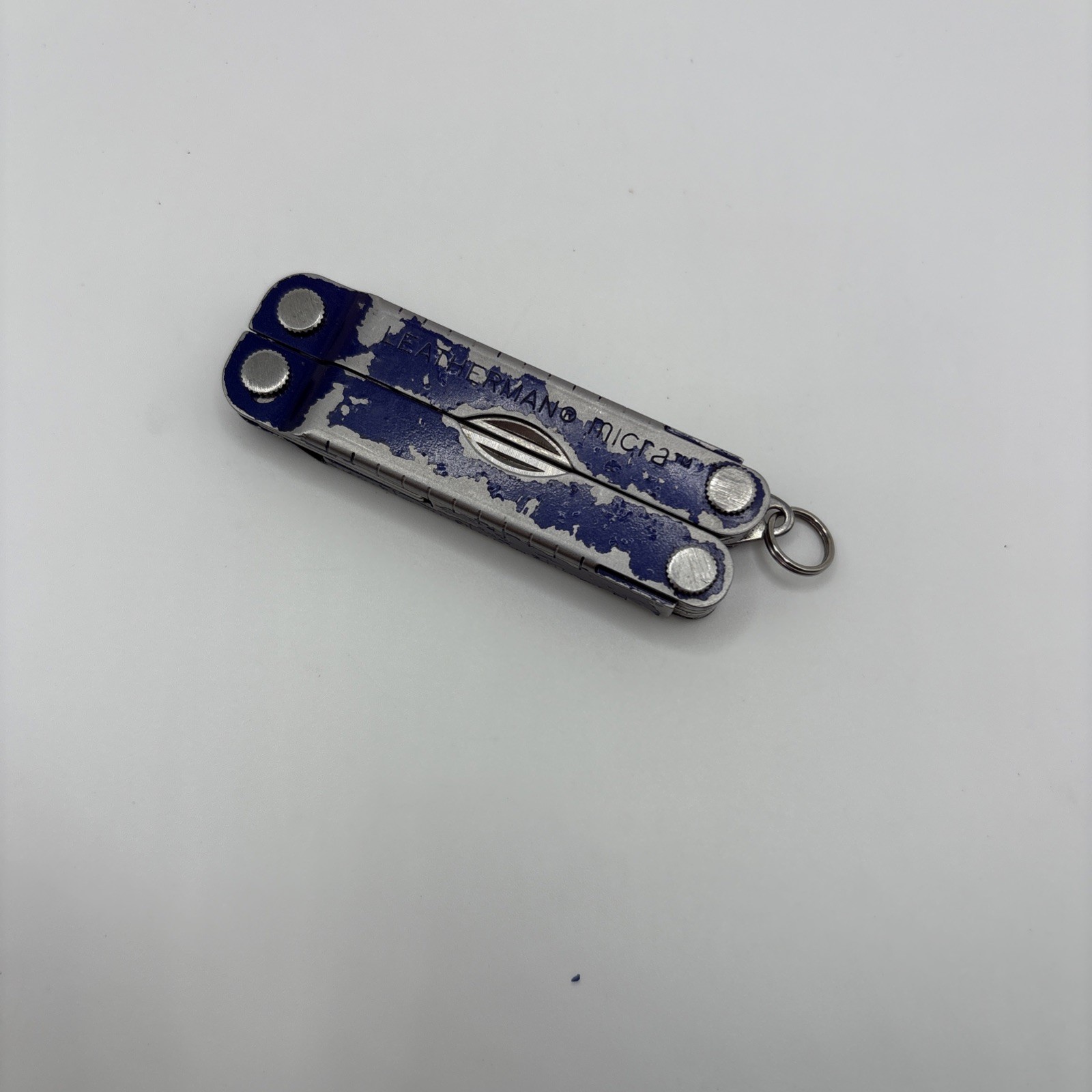 Leatherman USA Micra Multitool Blue Scissors/Blade/File More! – 1-5