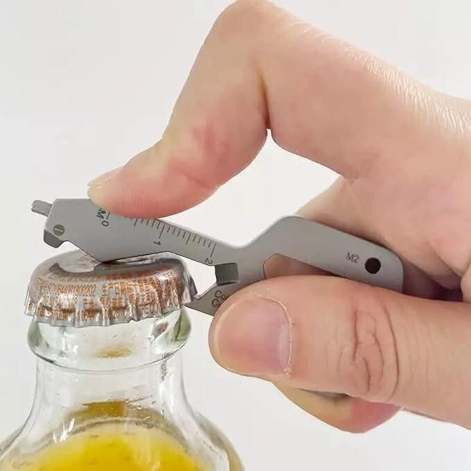 Multi Tool Key 20 In 1 Camping Key Chain Cycling Every Day Carry, pack of 2