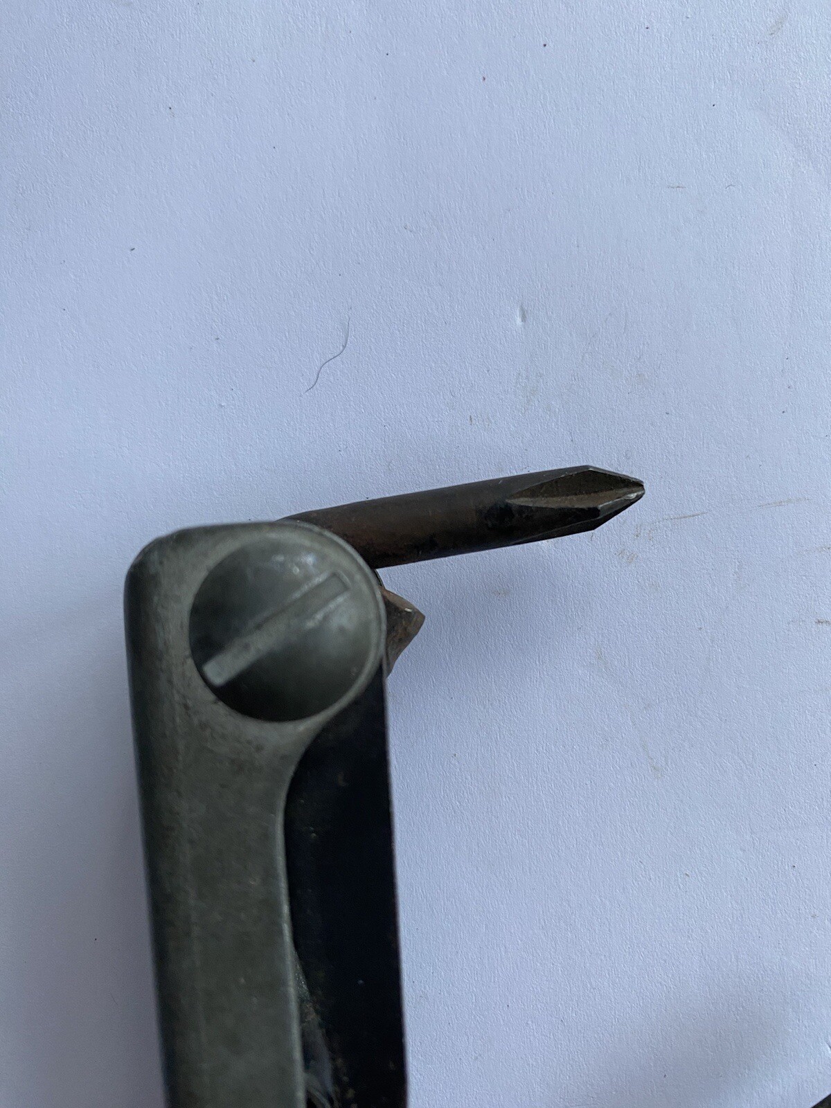 Vintage K-D # 137 Multitool USA 3 1/2″ Phillips Straight Screwdrivers Pick Hook