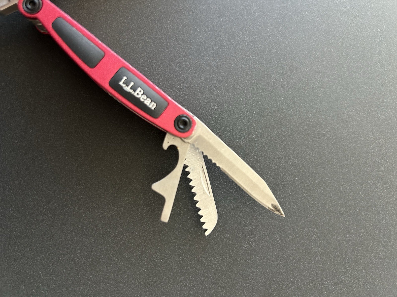 L.L. Bean pocket tool, red