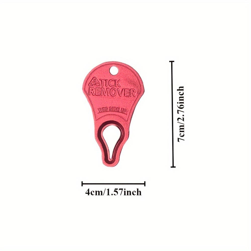 Durable Sharp Precision Ergonomic Easy-To-Use 3-Piece Portable Tick Remover Tool