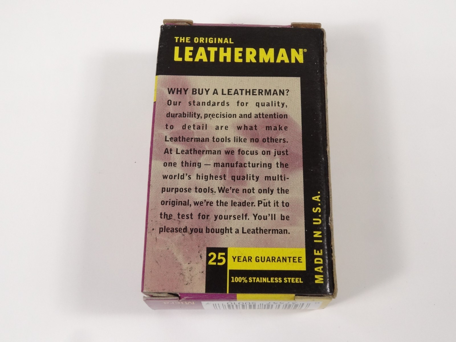 Vintage NOS Leatherman Micra Multi Tool Made In USA Scissors Knife Tweezers File